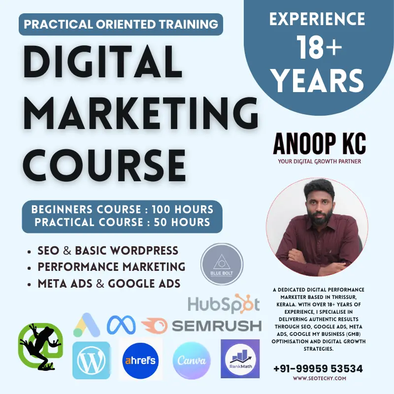digital marketing course irinjalakuda